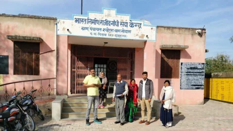 सामाजिक अंकेक्षण कार्य का किया औचक निरीक्षण