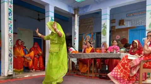 हरियाली तीज महोत्सव में महिलाओं ने मचाई धूम, प्रतियोगिताओं का आयोजन