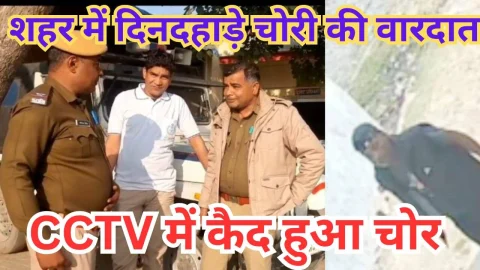 Video News – शहर में दिनदहाड़े दिया चोरी की वारदात को अंजाम