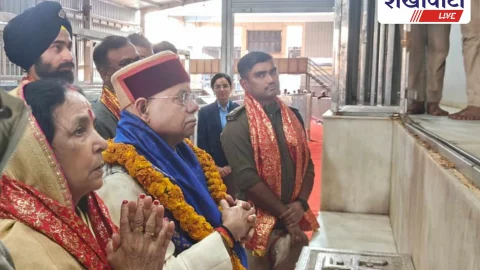 Sikar News: राज्यपाल ने खाटू धाम में किए बाबा श्याम के दर्शन