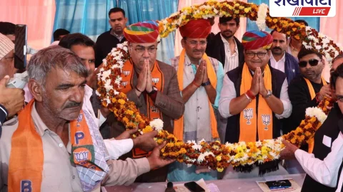 Sikar News: श्रवण चौधरी की जनसंवाद यात्रा का जोरदार आगाज