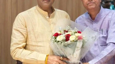 पूर्व चेयरमैन ने की भाजपा प्रदेश से मुलाकात