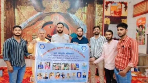 कवि हरीश शर्मा के जन्मदिवस पर हुआ जन जागृति अभियान का भव्य शुभारंभ