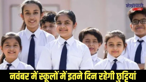 बच्चों के लिए खुशखबरी: नवंबर में इतने दिन बंद रहेंगे स्कूल, यहां देखें छुट्टियों की पूरी लिस्ट