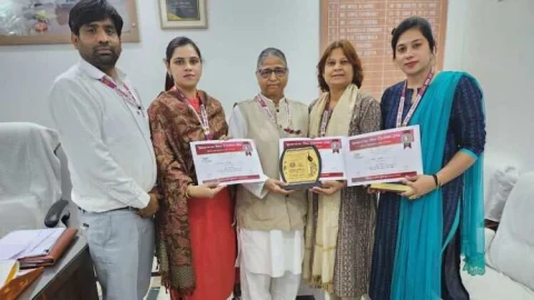 जेजेटी की तीन प्रोफेसर को मिला राष्ट्रीय महिला अवार्ड