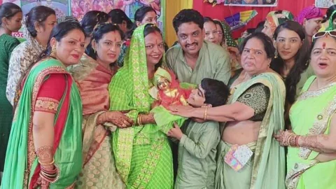 लड्डू गोपाल की 26 वीं पिकनिक का मातृ शक्ति ने लिया भाव पूर्वक आनंद