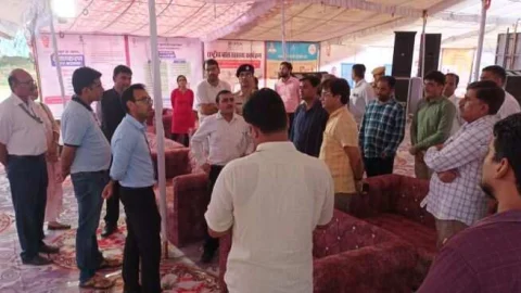 मेडिकल कॉलेज का शिलान्यास कल, जिला कलक्टर डॉ. खुशाल ने लिया व्यवस्थाओं का जाजजा