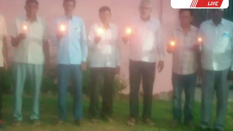 पहलगाम हमले के विरोध में केंडल मार्च खेतड़ी नगर में