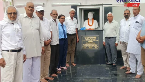 चिड़ावा में चौधरी चरणसिंह को श्रद्धांजलि, जाट महासंघ ने मनाई पुण्यतिथि