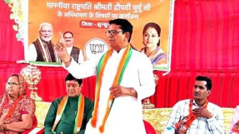 शक्ति केंद्र शेखसर में राष्ट्रपति अभिभाषण का हुआ वाचन