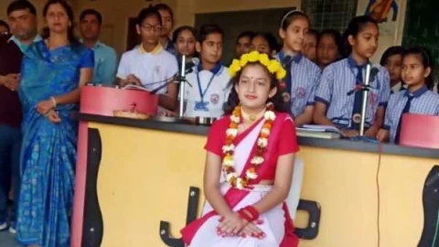 ज्योति विद्यापीठ स्कूल ने मनाया हिंदू नव वर्ष