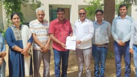 महात्मा गांधी स्कूल चिराना में बनेंगे पच्चीस लाख की लागत से कक्षाकक्ष