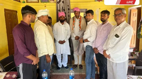 प्रदेश कांग्रेस कमेटी सचिव का किया स्वागत