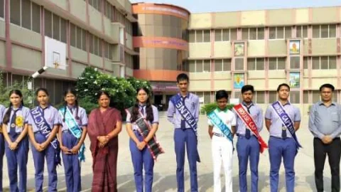 ज्योति विद्यापीठ स्कूल में अलंकरण (इन्वेस्टटीचर ) समारोह का हुआ आयोजन