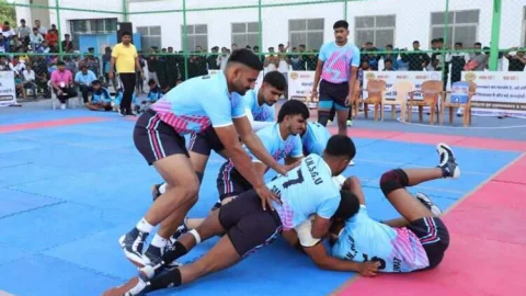 पश्चिम क्षेत्र अंतर-विश्वविद्यालय कबड्डी टूर्नामेंट (पुरुष) 2023-24 के चौथे दिन के मुकाबले हुए सम्पन्न