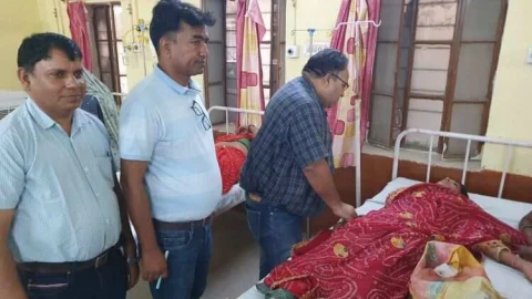 डिप्टी सीएमएचओ डॉ सर्वा ने उदयपुरवाटी सीएचसी का किया निरीक्षण