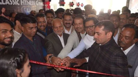 क्लासिक फिटनेस जिम का उद्घाटन कार्यक्रम संपन्न