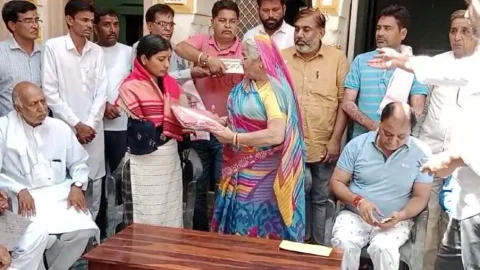 अमरसर की कमला के जज्बे को विधायक आवास पर सेल्यूट