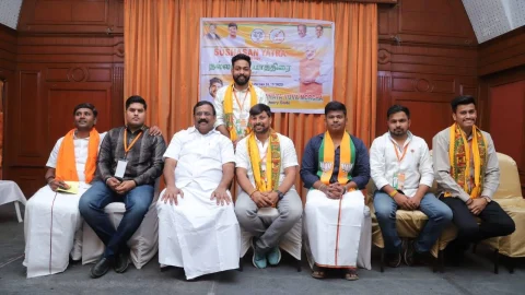 पुदुच्चेरी सुशासन यात्रा में राजस्थान के त्रिभुवन हुए शामिल