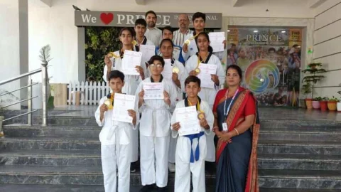 प्रिंस इंटरनेशनल के दो छात्रों का नेशनल के लिए चयन