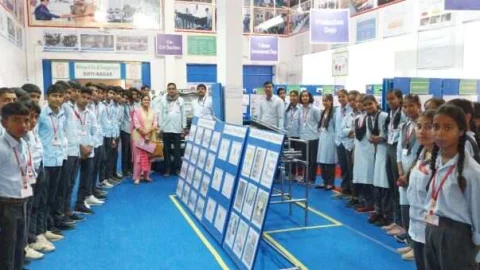 राजकीय सी.सै. स्कूल, देवरोड़ ने किया SMTI कैम्पस का शैक्षणिक भ्रमण