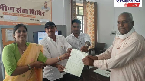 देरवाला सेवा शिविर: 15 को पट्टे, 122 को स्वास्थ्य लाभ