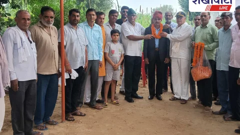 सेना से रिटायर्ड सूबेदार धर्मवीर पचार का सम्मान