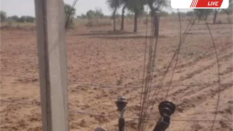 Churu News – तेज आंधी से तबाही: 80 बिजली के खंभे गिरे, कई गांवों में अंधेरा