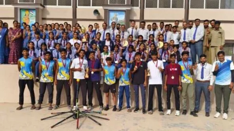 U-19 छात्र वर्ग हॉकी में ज्योति विद्यापीठ स्कूल रही विजेता