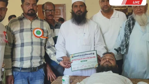 लोसल में निशुल्क चिकित्सा व रक्तदान शिविर सम्पन्न