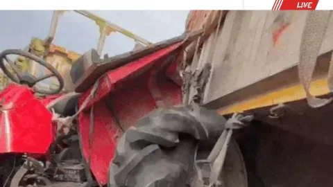 मंडी में धान देकर लौट रहे किसान की मौत