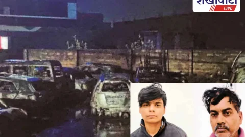 Jhunjhunu: वर्कशॉप आगजनी कांड: दो आरोपी गिरफ्तार, मुख्य आरोपी फरार