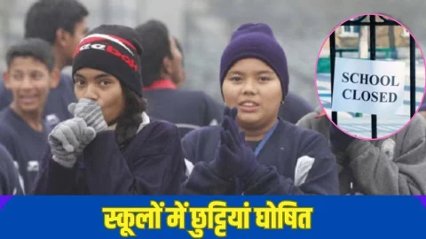 बढ़ते ठंड के बीच हरियाणा के स्कूलों में छुट्टियां घोषित, इतने दिन बंद रहेंगे स्कूल, देखें लिस्ट