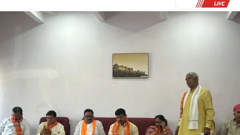 मुख्यमंत्री के दौरे को लेकर भाजपा की तैयारियाँ बैठक संपन्न