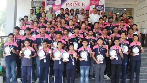 पी. सी. आई. में प्रतिभाओं का किया सम्मान