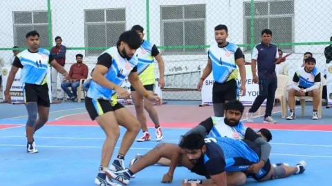 जेजेटी यूनिवर्सिटी में ऑल इंडिया इंटर यूनिवर्सिटी कबड्डी टूर्नामेंट का हुआ आगाज