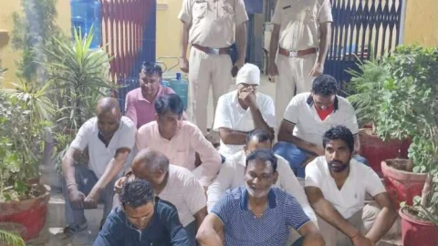 झुंझुनू पुलिस ने की जुआरियो के खिलाफ बड़ी कार्रवाई