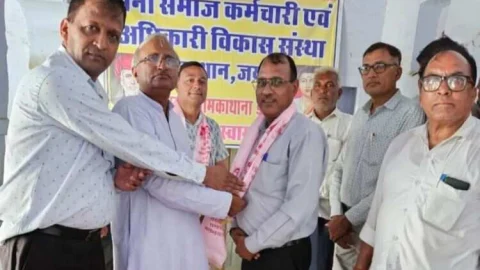 महेंद्र सैनी बने सैनी कर्मचारी अधिकारी संस्था के तहसील अध्यक्ष