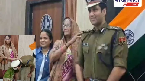 Churu News: SP जय यादव को DIG पद पर प्रमोशन, मां ने दिया आर्शीवाद