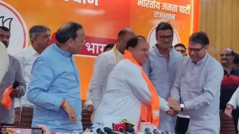 फिर से भाजपा के हुए महरिया, भाजपा की सदस्यता ग्रहण की