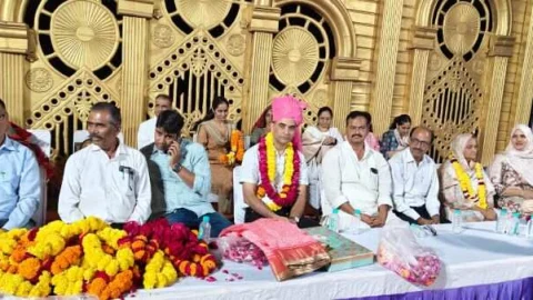 पुलिस उपाधीक्षक दांता जाकिर अख्तर को माला साफा तथा स्मृति चिन्ह देकर दी भावभीनी विदाई