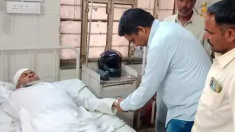 नाली निर्माण को लेकर बुजुर्ग पर जानलेवा हमला