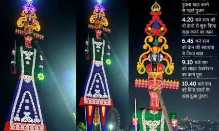 राजस्थान के इस शहर में जलेगा दुनिया का सबसे ऊंचा रावण, वर्ल्ड रिकॉर्ड टीम भी आएगी राष्ट्रीय दशहरा मेला देखने