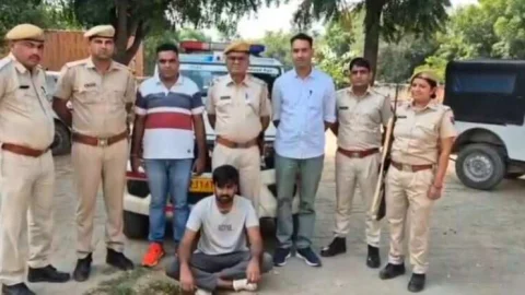 लाठी व सरियों से पीट-पीटकर हत्या के मामले में एक गिरफ्तार