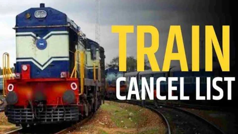 Indian Railway : रेल यात्रियों को बड़ा झटका, दिवाली से पहले रेलवे ने इन ट्रेनों को किया कैंसिल, देखें पूरी लिस्ट