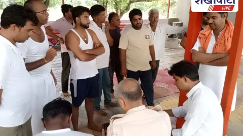 लोसल बालाजी मंदिर में चोरी: चांदी के छत्र-नगदी ले उड़े चोर