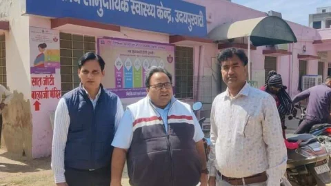 नीमकाथाना सीएमएचओ ने किया औचक निरीक्षण, कमियों को देखकर लगाई फटकार