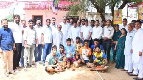 तेजादशमी पर हुई कबड्डी प्रतियोगिता में देपालसर ने मारी बाजी