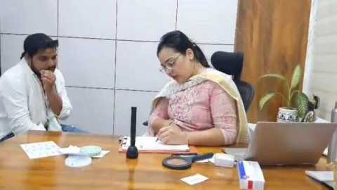 निशुल्क चिकित्सा शिविर में 95 रोगी लाभान्वित