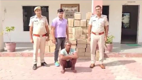 अंडर ग्राउंड से अवैध हरियाणा निर्मित देशी शराब बरामद